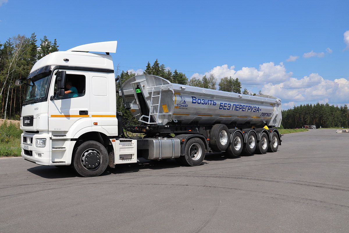 Полуприцеп с задней разгрузкой SL4-23/30A | GoodTruck